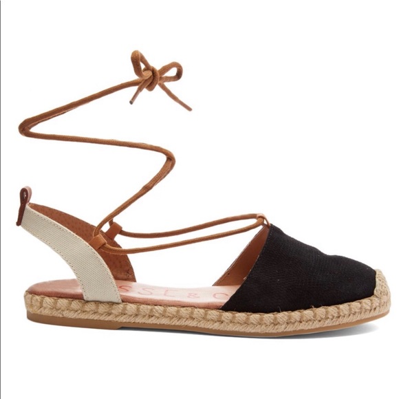 Musse & Cloud Shoes - 🖤 Black Suede Ankle-Tie Espadrilles 🖤